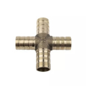 Переходник "елка" X-образный крест GARWIN PRO HHHX40G (12 мм, латунь)